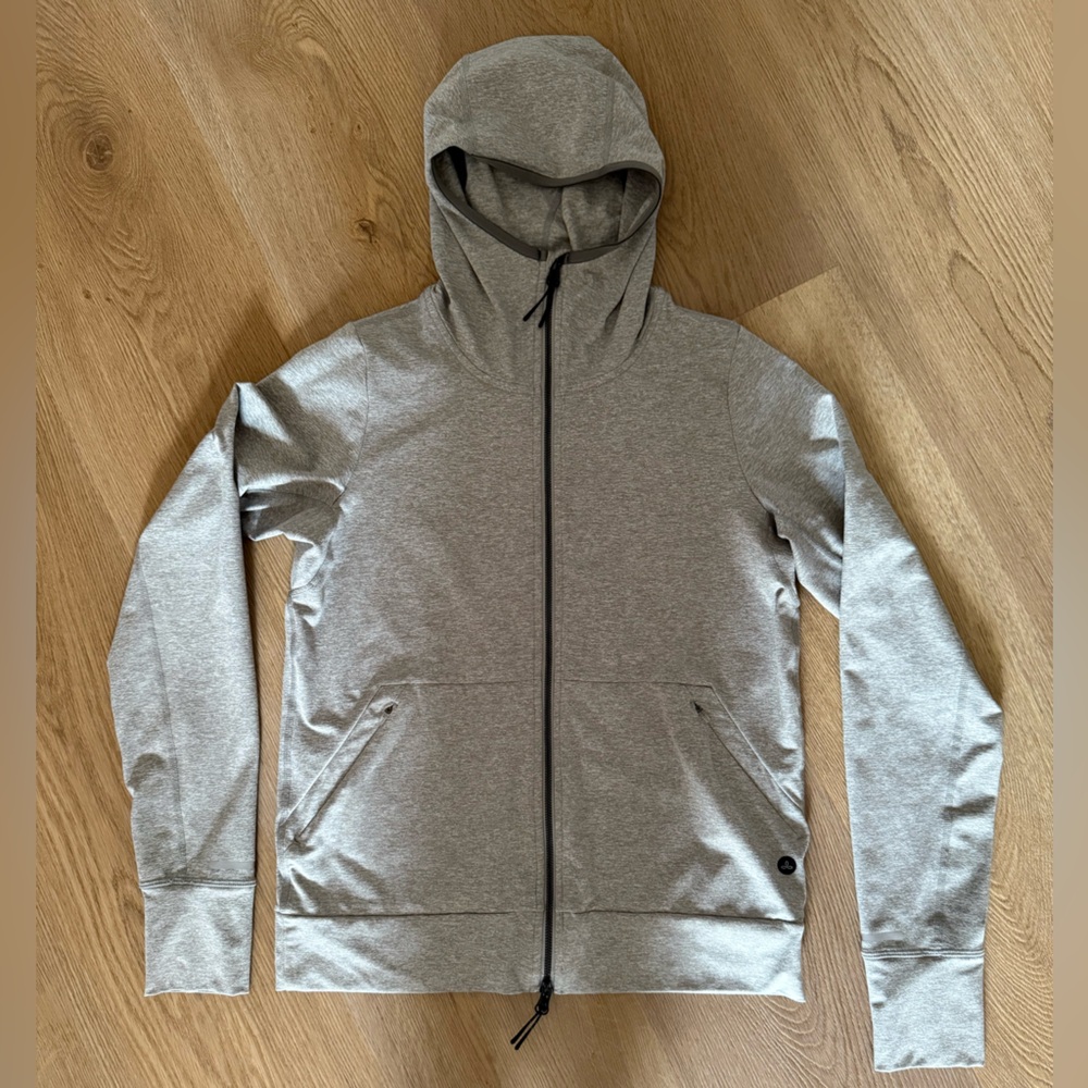 Prana Ice Flow Women’s Zip Up Gray Hoodie